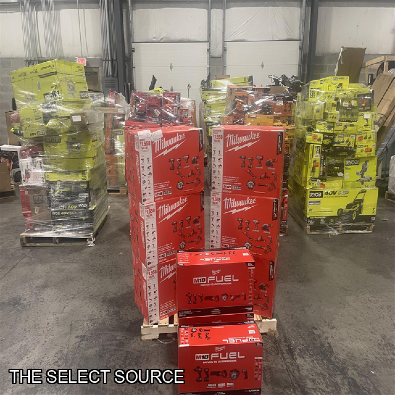 Pittston Location As-Is Power Tools Partial Truckload (13 pallets) 2728-B