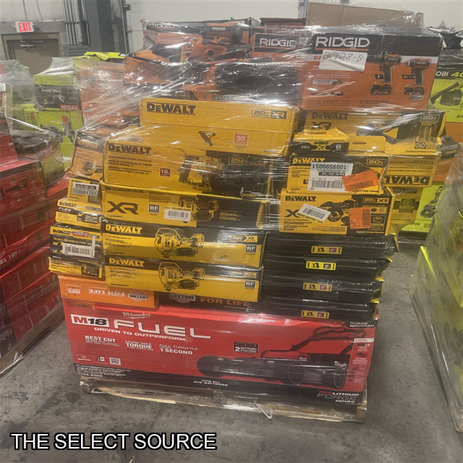 Pittston Location As-Is Power Tools Partial Truckload (13 pallets) 2728-B