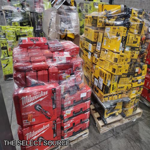 Pittston Location As-IS Power Tools Partial Truckload (15 Pallets) 3568-B