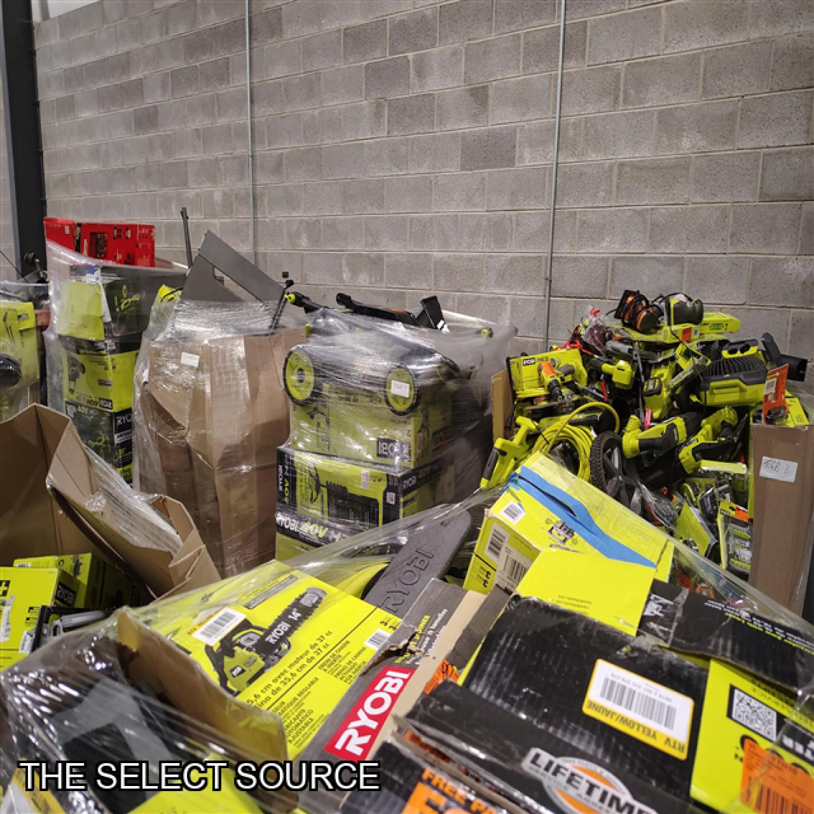 Pittston Location As-IS Power Tools Partial Truckload (15 Pallets) 3568-B