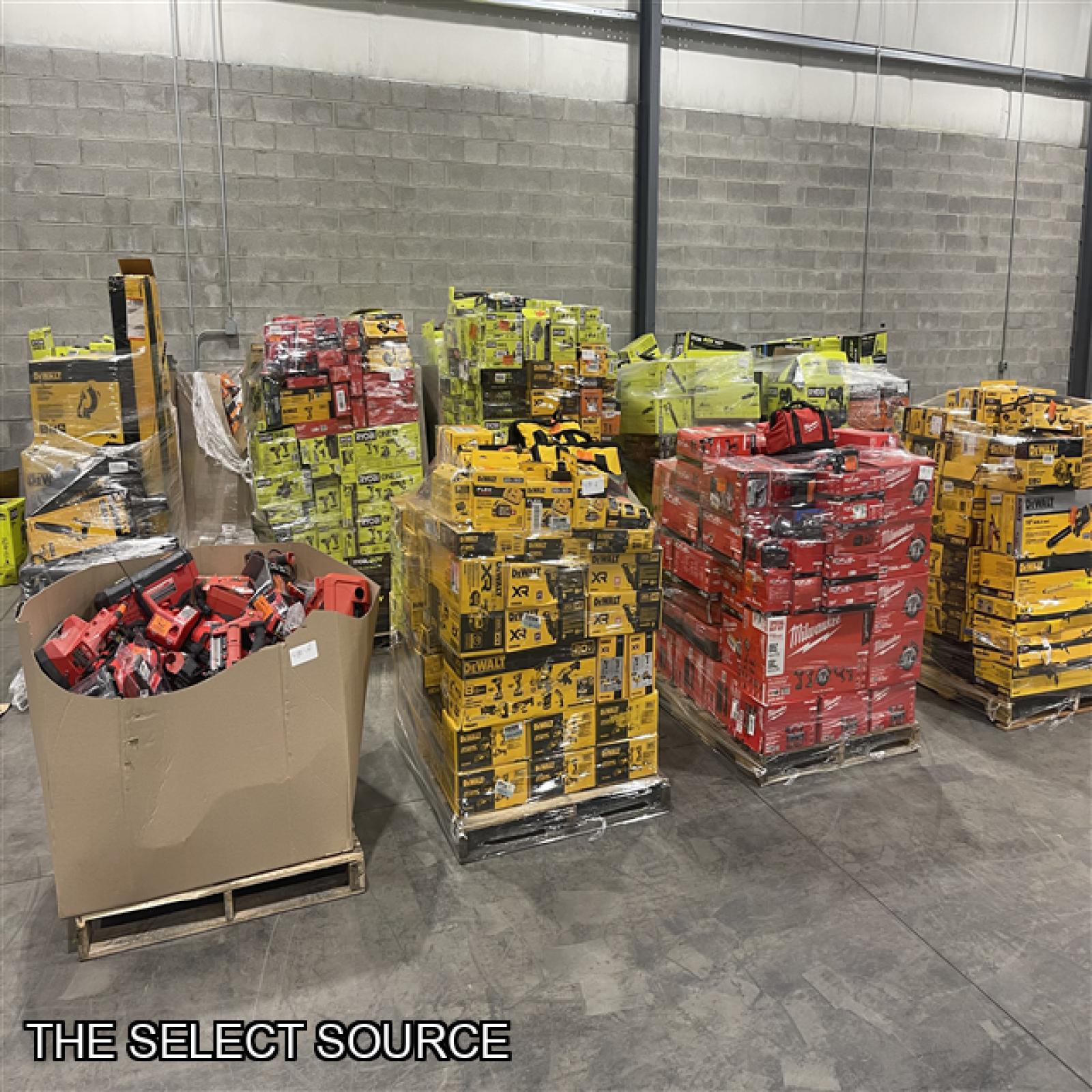 Pittston Location As-Is Power Tools Partial Truckload (15 pallets) 4180-A