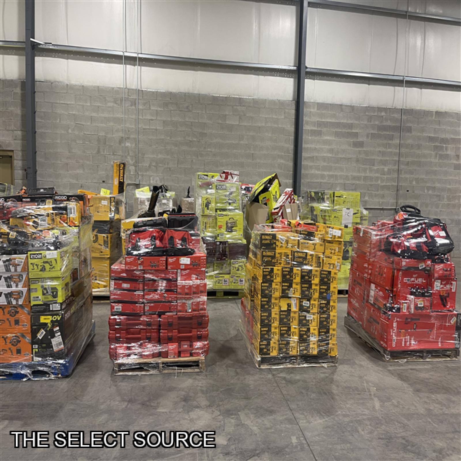 Pittston Location As-Is Power Tools Partial Truckload (15 pallets) 4180-B