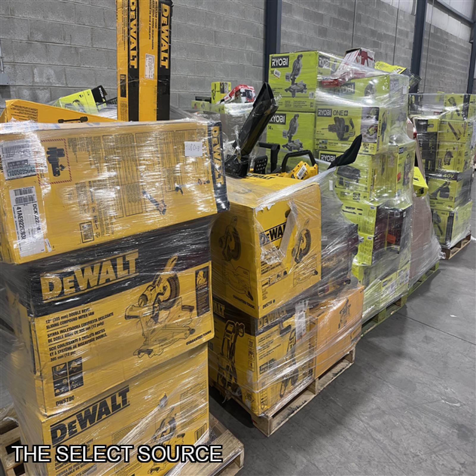 Pittston Location As-Is Power Tools Partial Truckload (15 pallets) 4180-B