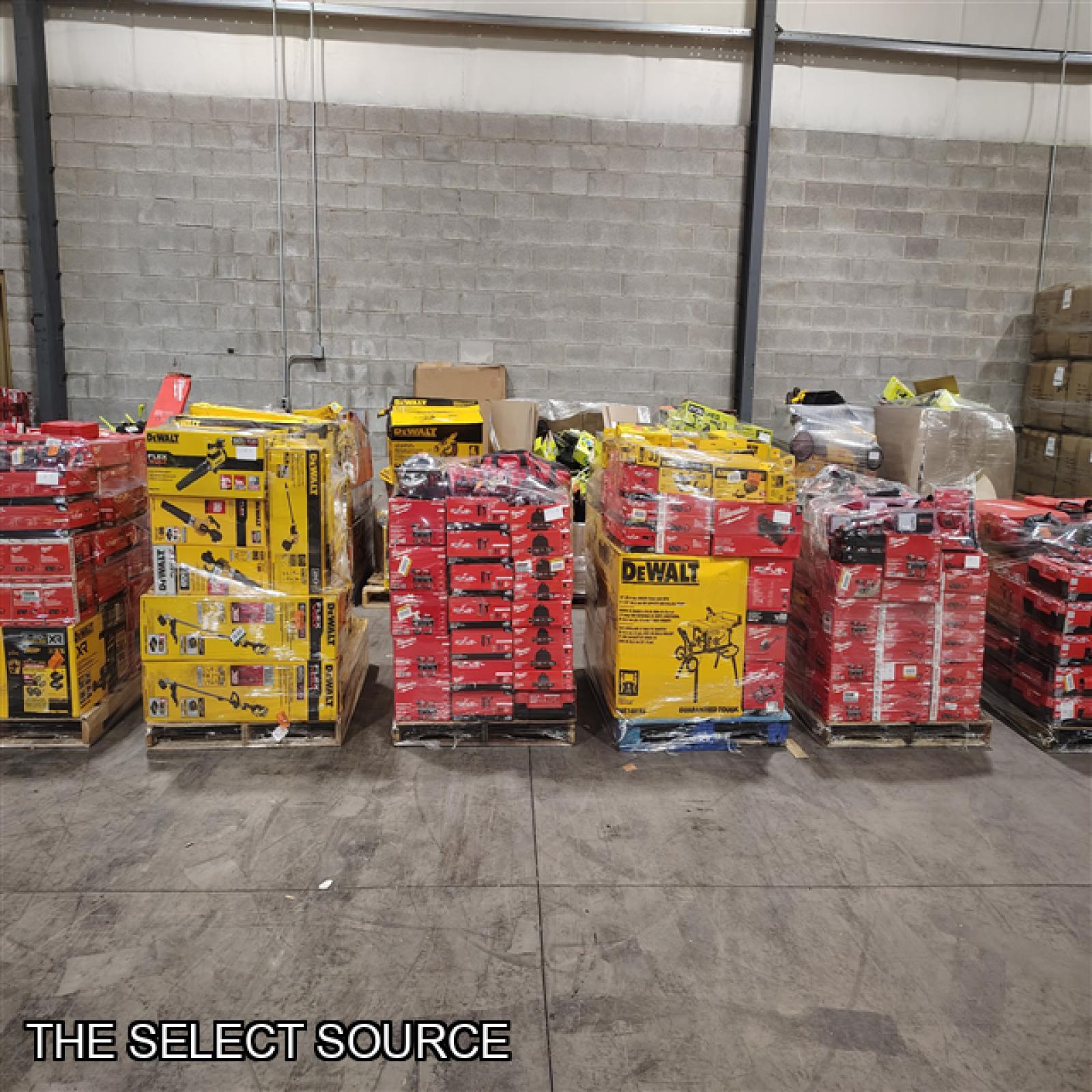 Pittston Location As-Is Power Tools Partial Truckload (13 Pallets) 3776-1