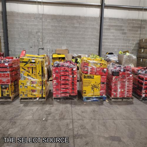 Pittston Location As-Is Power Tools Partial Truckload (13 Pallets) 3776-1