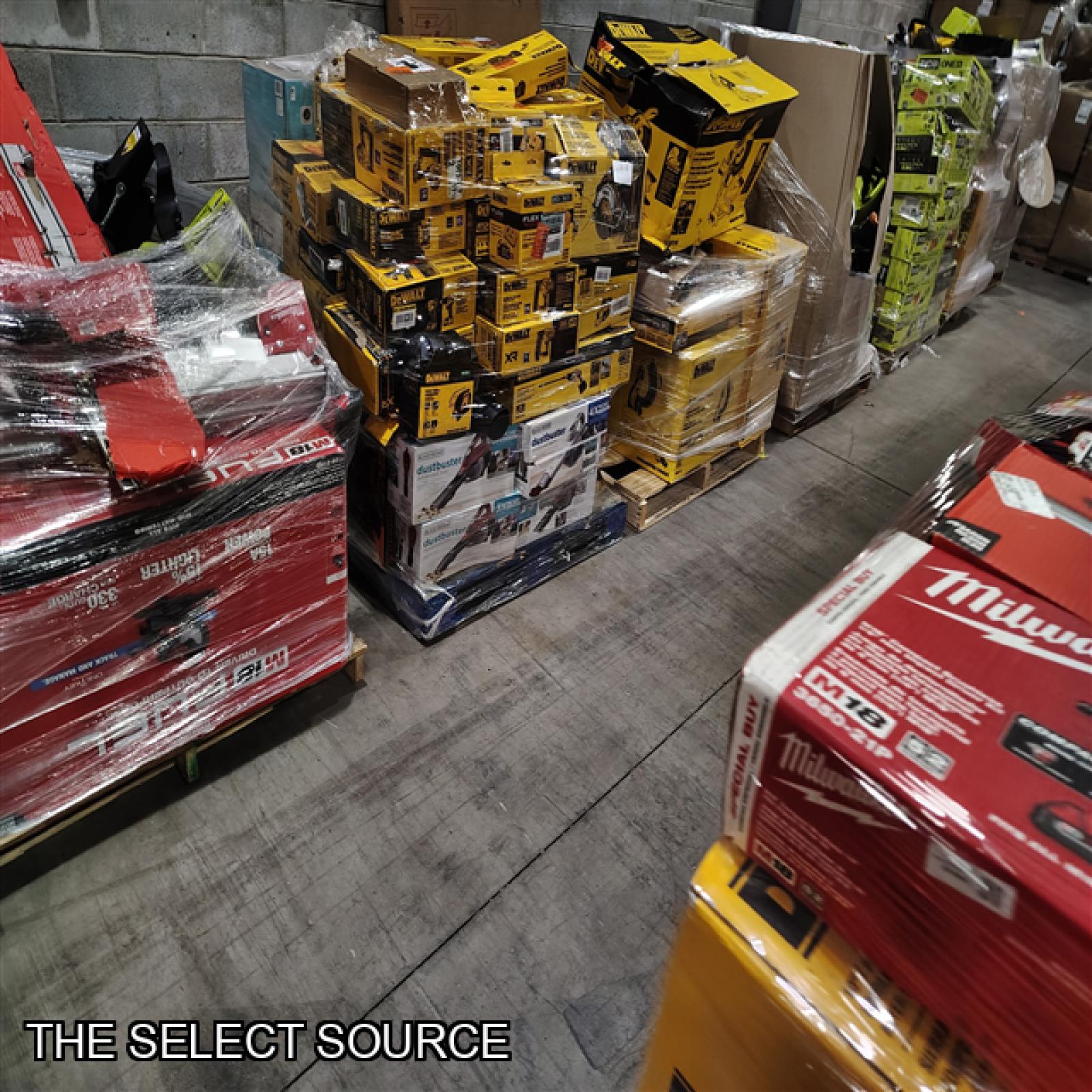 Pittston Location As-Is Power Tools Partial Truckload (13 Pallets) 3776-1
