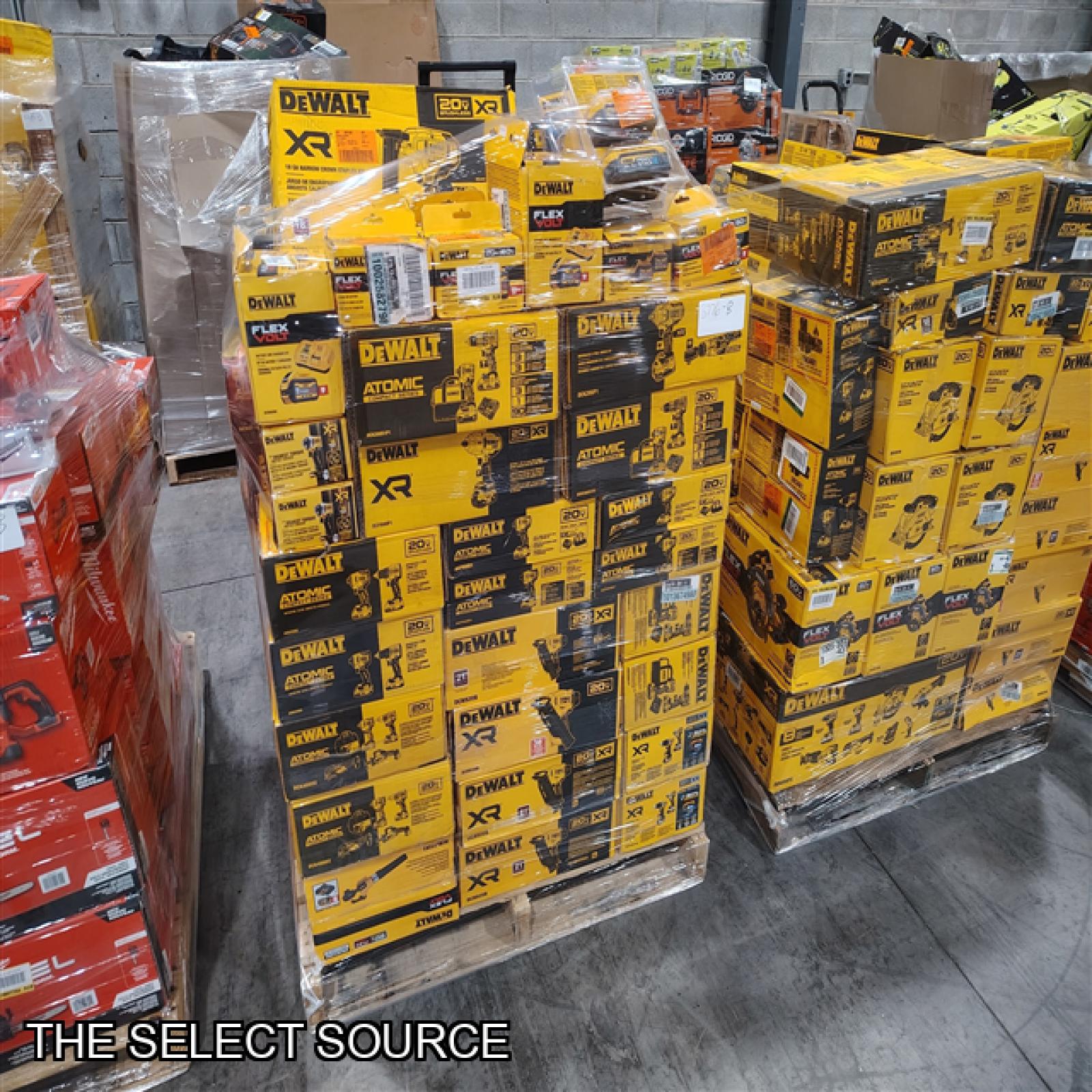 Pittston Location As-Is Power Tools Partial Truckload (13 Pallets) 3776-2