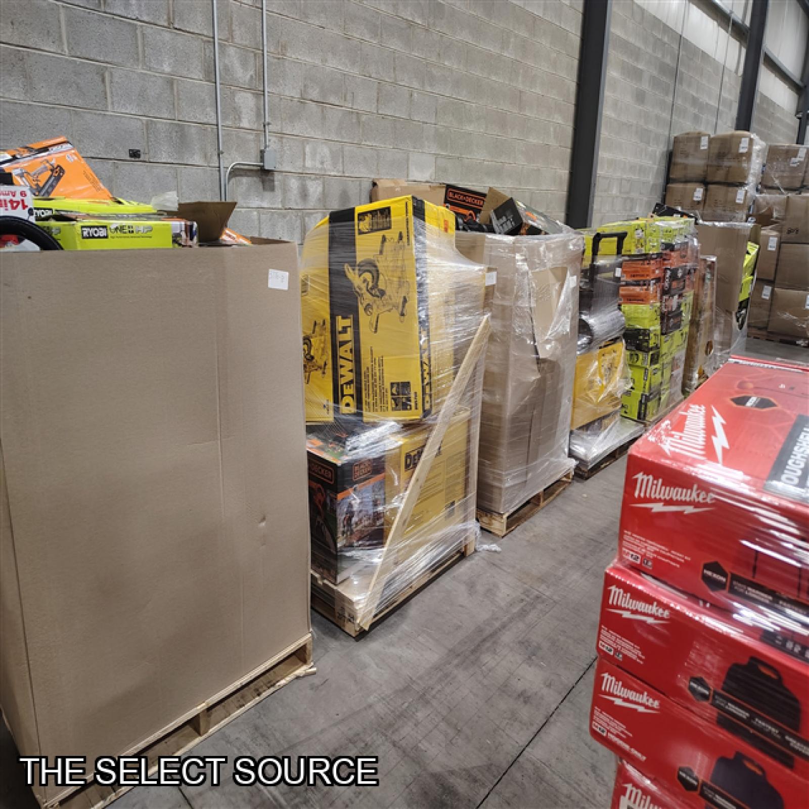Pittston Location As-Is Power Tools Partial Truckload (13 Pallets) 3776-2