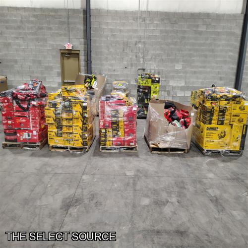 Pittston Location As-Is Power Tools Partial Truckload (8 Pallets) 4606-A