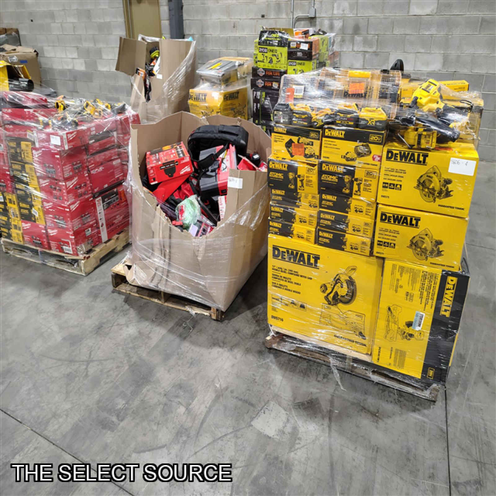 Pittston Location As-Is Power Tools Partial Truckload (8 Pallets) 4606-A