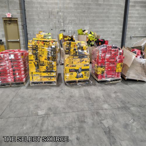 Pittston Location As-Is Power Tools Partial Truckload (8 Pallets) 4606-B
