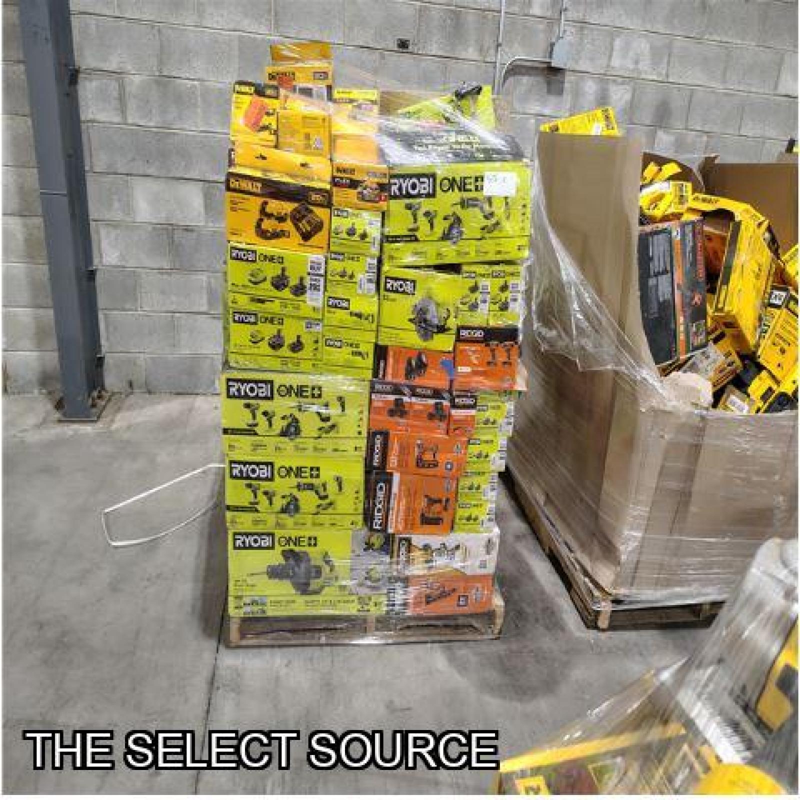 Pittston Location As-Is Power Tools Partial Truckload (8 Pallets) 4606-B