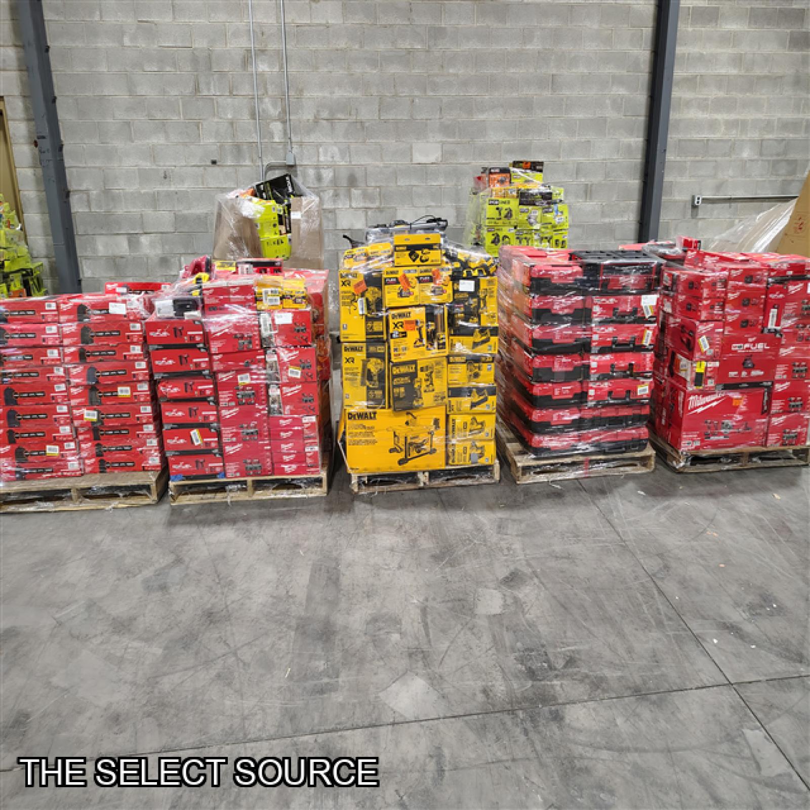 Pittston Location As-Is Power Tools Partial Truckload (8 Pallets) 4606-C