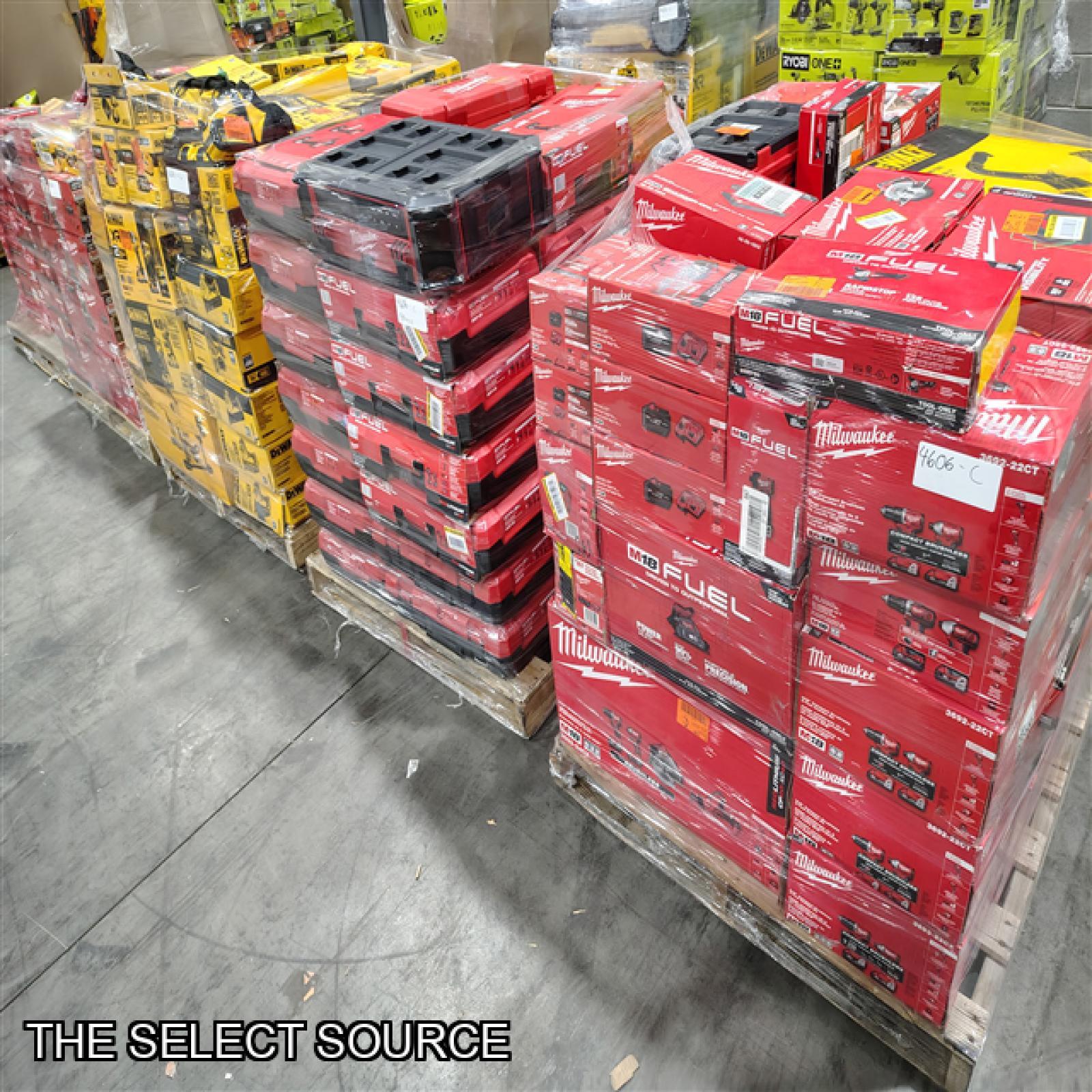 Pittston Location As-Is Power Tools Partial Truckload (8 Pallets) 4606-C