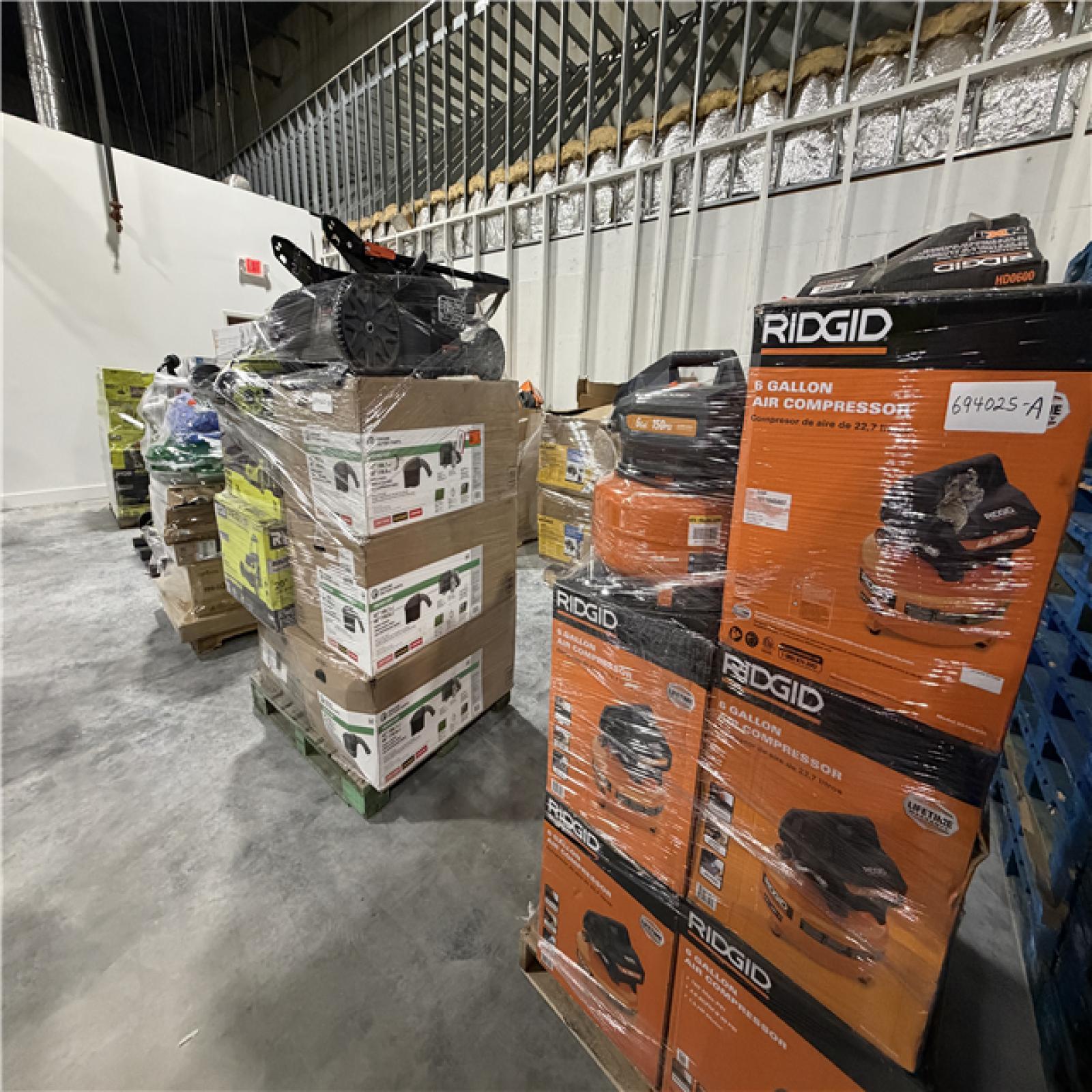 Atlanta Location As-Is Tools and more Partial Truckload (16 Pallets) 694025-A
