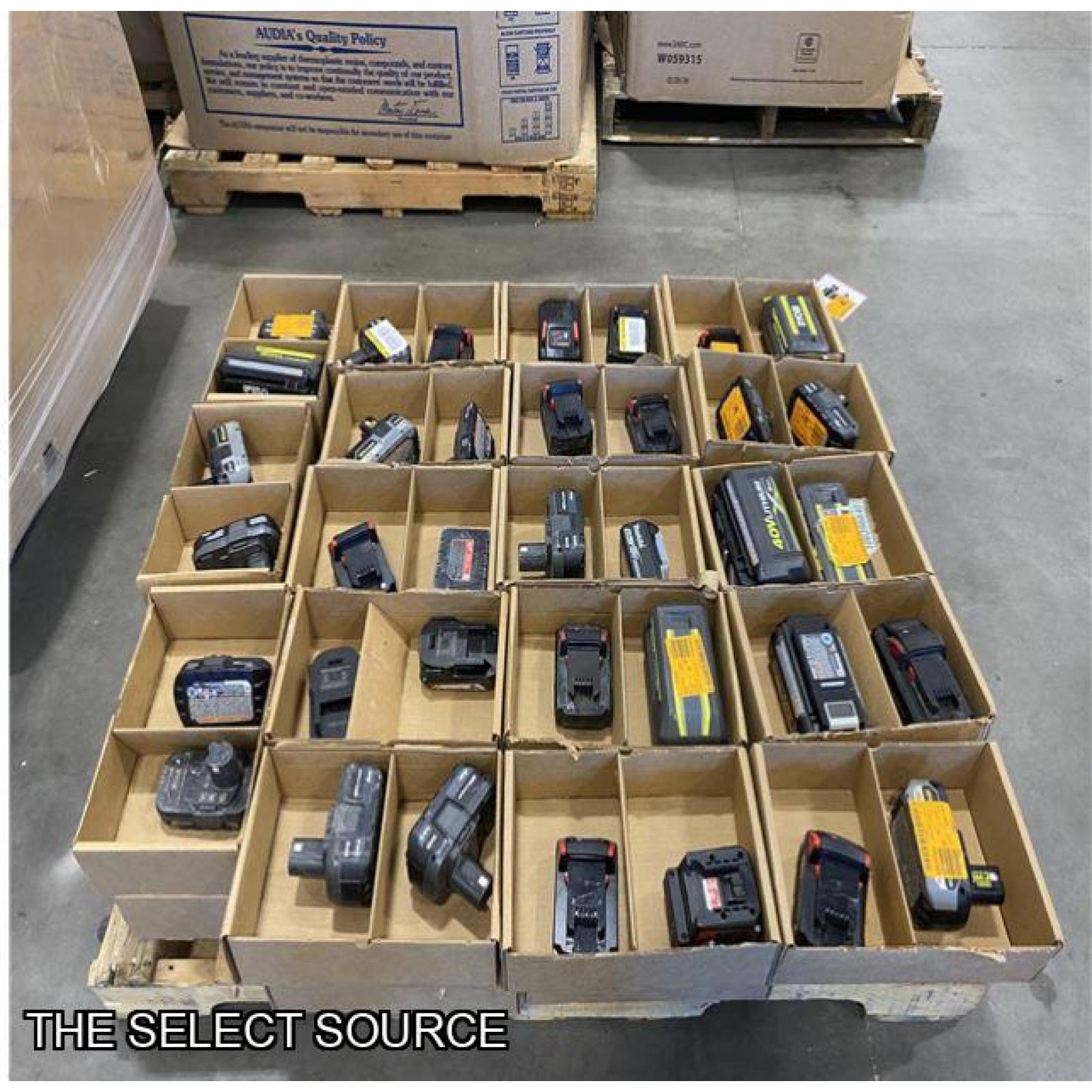 DALLAS LOCATION - AS-IS BATTERY PALLET