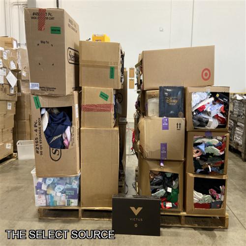 DALLAS LOCATION - BULLSEYE CLOTHING, HOME GOODS - LOT OF 2