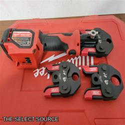 California AS-IS Milwaukee M18 Short Throw Press Tool Kit  Includes (2) Batteries  Charger & Hard Case