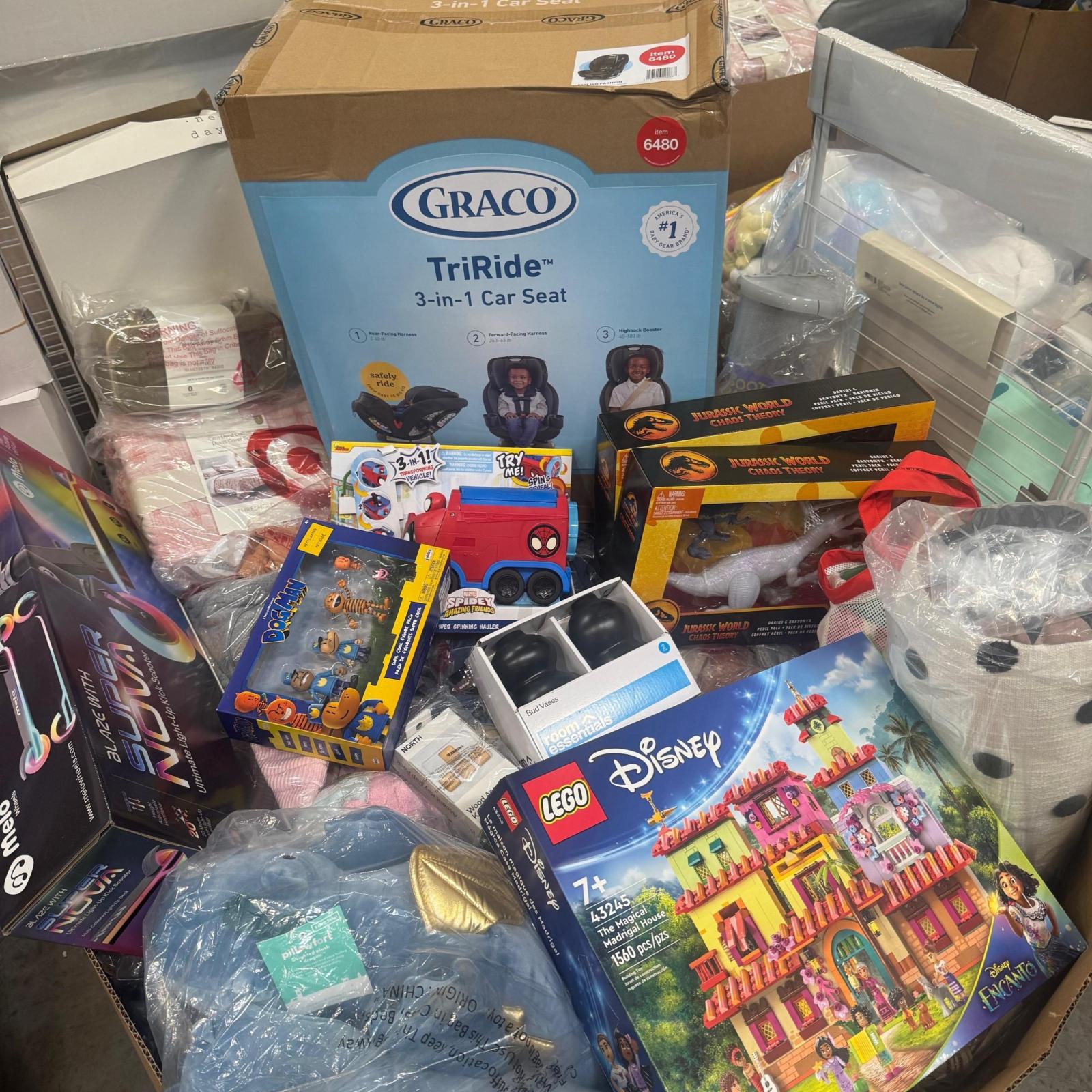 Bullseye Truckload /MIXED MERCHANDISE  24 pallets  (TOYS, HOME GOODS, BABY PRODUCTS, ELECTRONICS AND MORE )