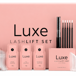 LOT OF 3,600 (FULL PALLET) – NEW SEALED LUXE COSMETICS LASH LIFT KITS – LOT MSRP $143,820
