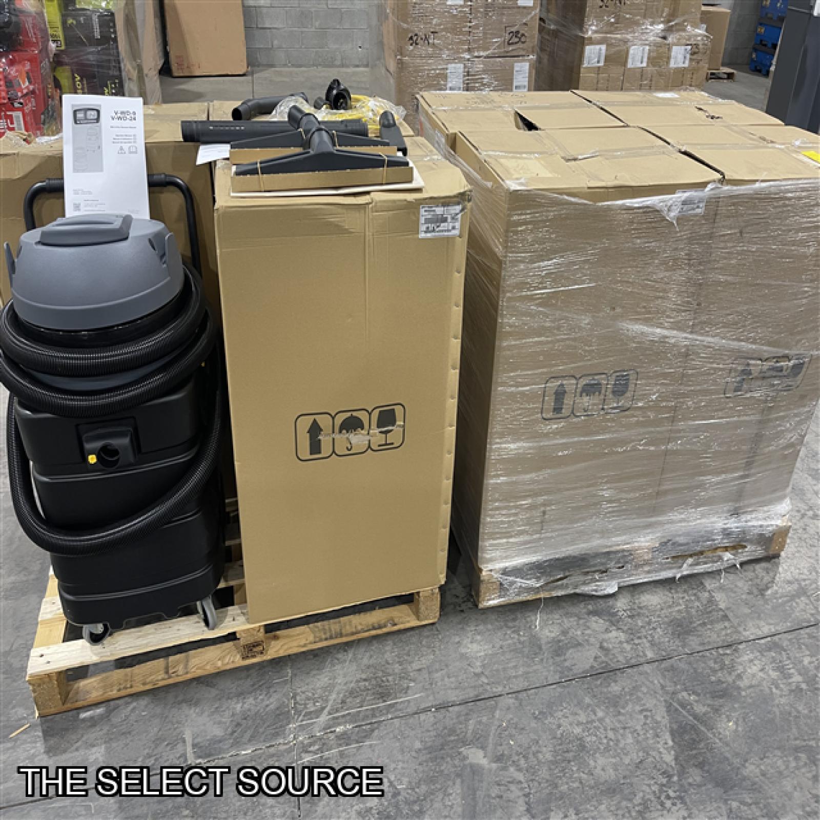 Pittston Location As-Is Tennant Wet/Dry Vaccuums (two pallets) 8 Units