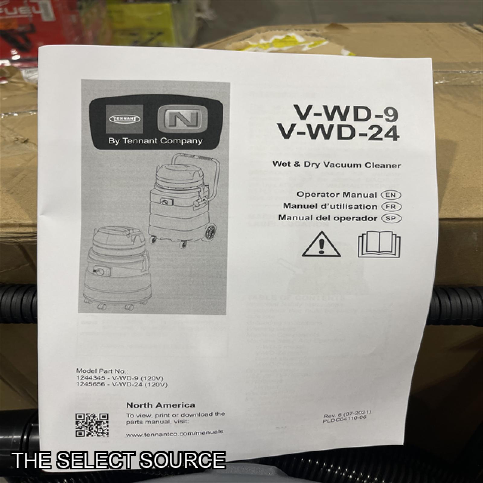 Pittston Location As-Is Tennant Wet/Dry Vaccuums (two pallets) 8 Units