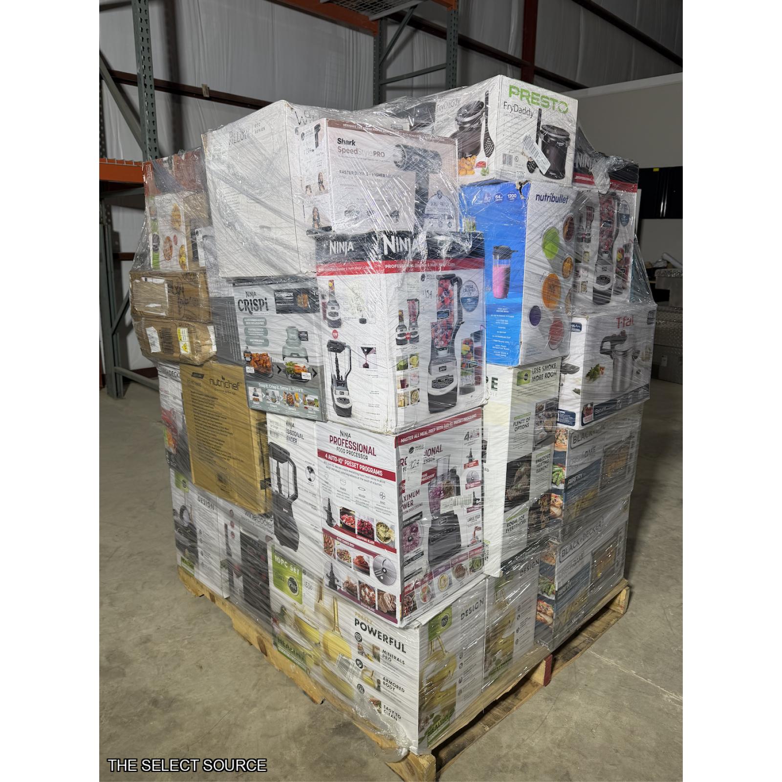SAN ANTONIO LOCATION - AS-IS/ Like New MIXED SMALL KITCHEN APPLIANCE & COOKWARE PALLET