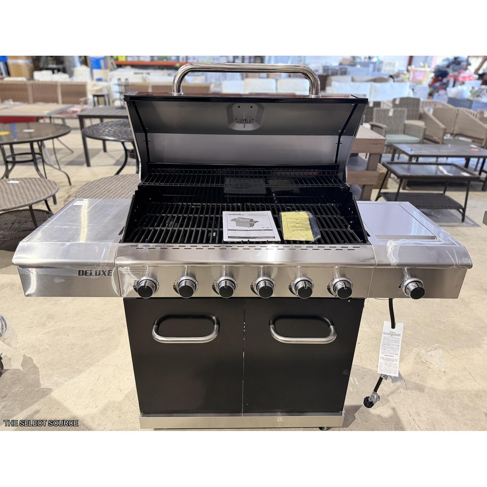 SAN ANTONIO LOCATION - DELUXE 6 BURNER DUAL FUEL GAS GRILL