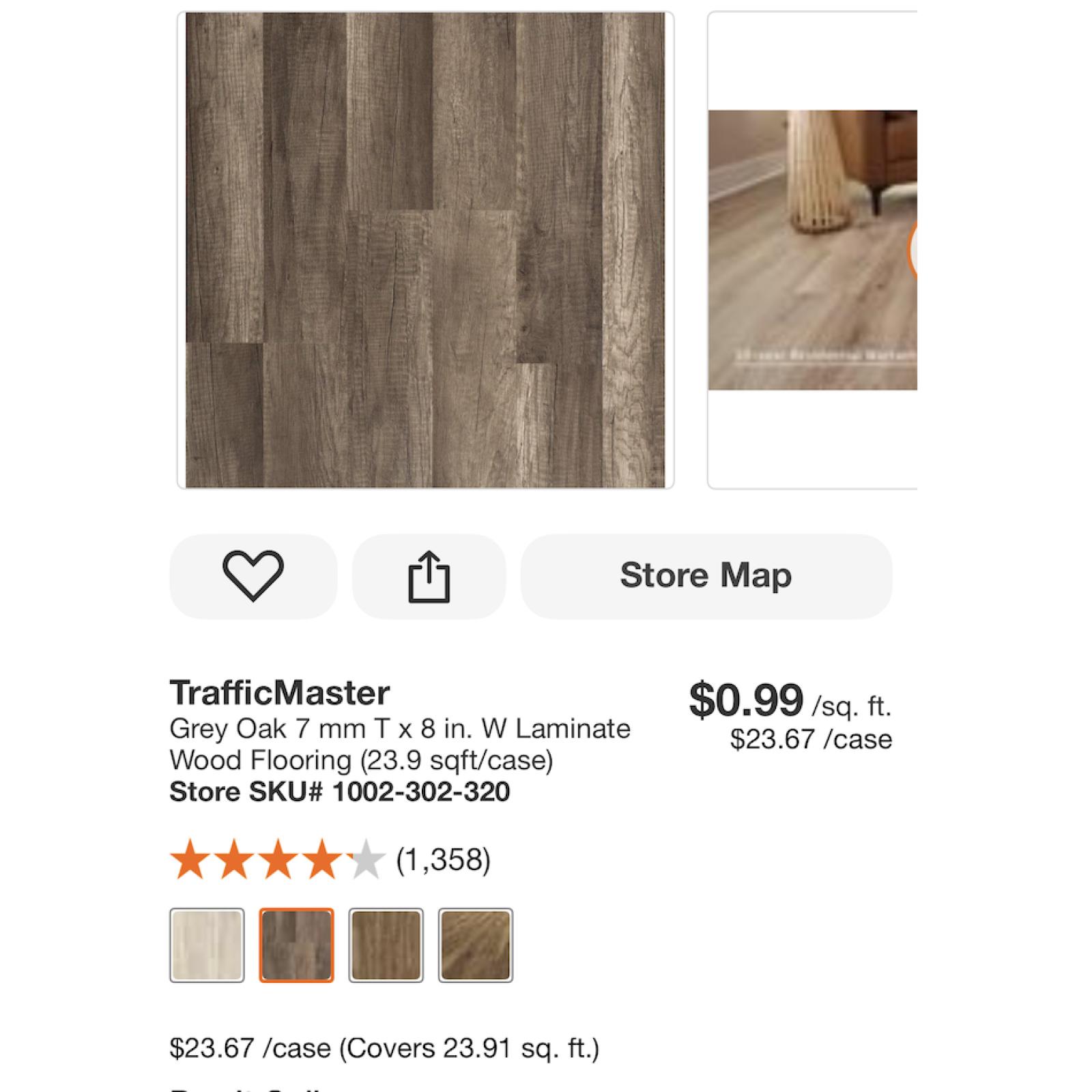SAN ANTONIO LOCATION - TRAFFIC MASTER LAMINATE WOOD FLOORING