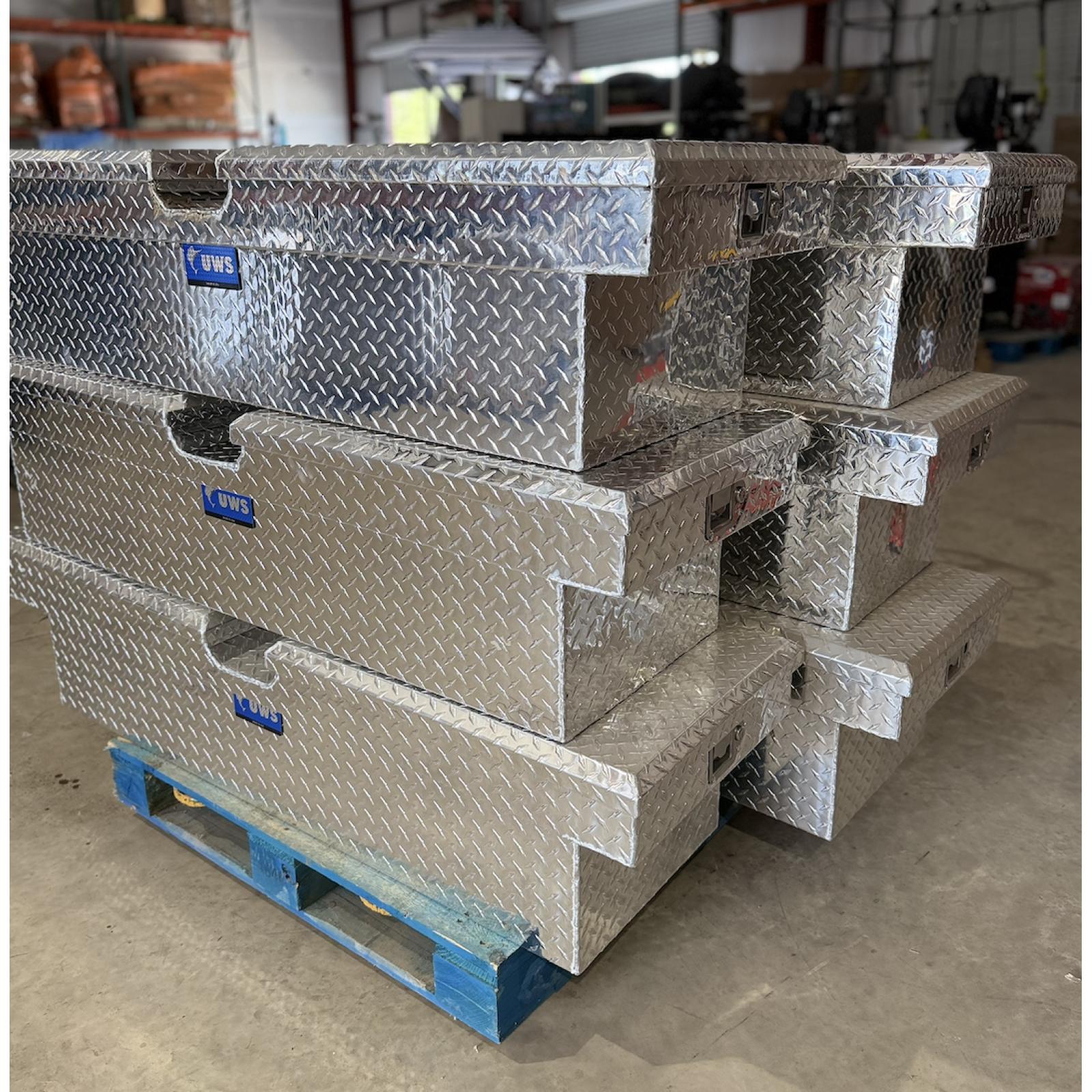 SAN ANTONIO LOCATION - UWS 60 in. Gull Wing Crossover Truck Tool Boxes Like New