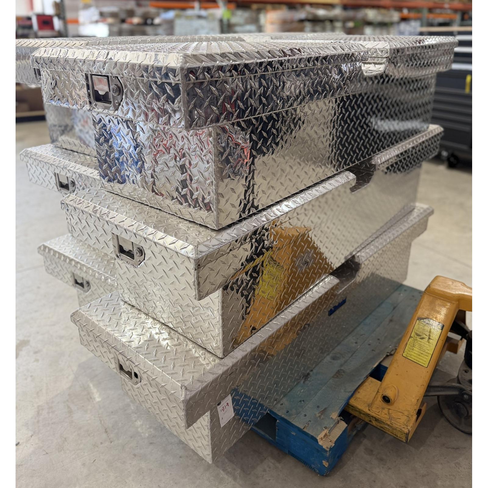 SAN ANTONIO LOCATION - UWS 60 in. Gull Wing Crossover Truck Tool Boxes Like New