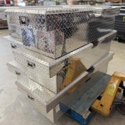 SAN ANTONIO LOCATION - UWS 60 in. Gull Wing Crossover Truck Tool Boxes Like New