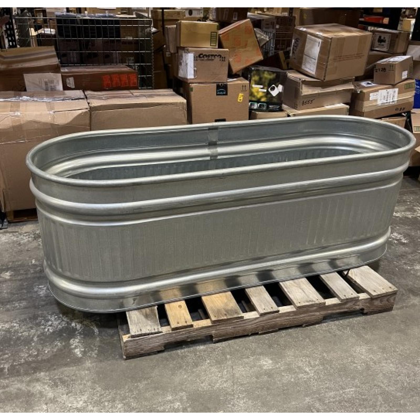 Behlen Country RE-226 Galvanized Round End Stock Tank (Made in Texas)