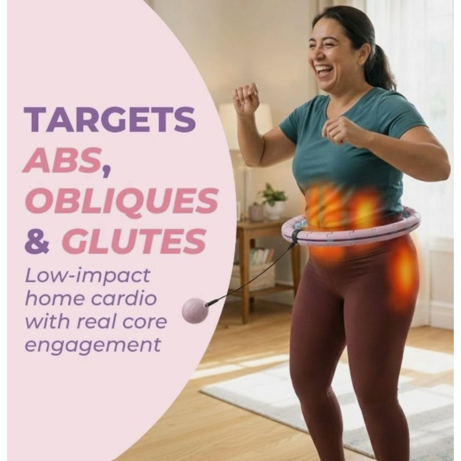 Lot of 10 - Swiss Activa Quiet Weighted Hula Hoops w/ Weight Ball – Open Box – $490 MSRP
