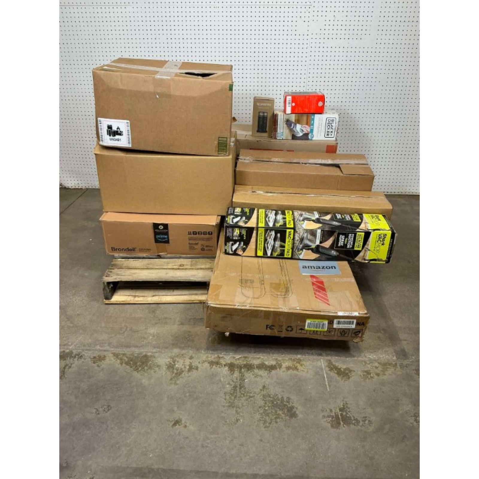 SALVAGE - Mixed Home & Appliance Returns Pallet – Shark, BISSELL, Hoover & More – 13 Units – $1,975.90 MSRP