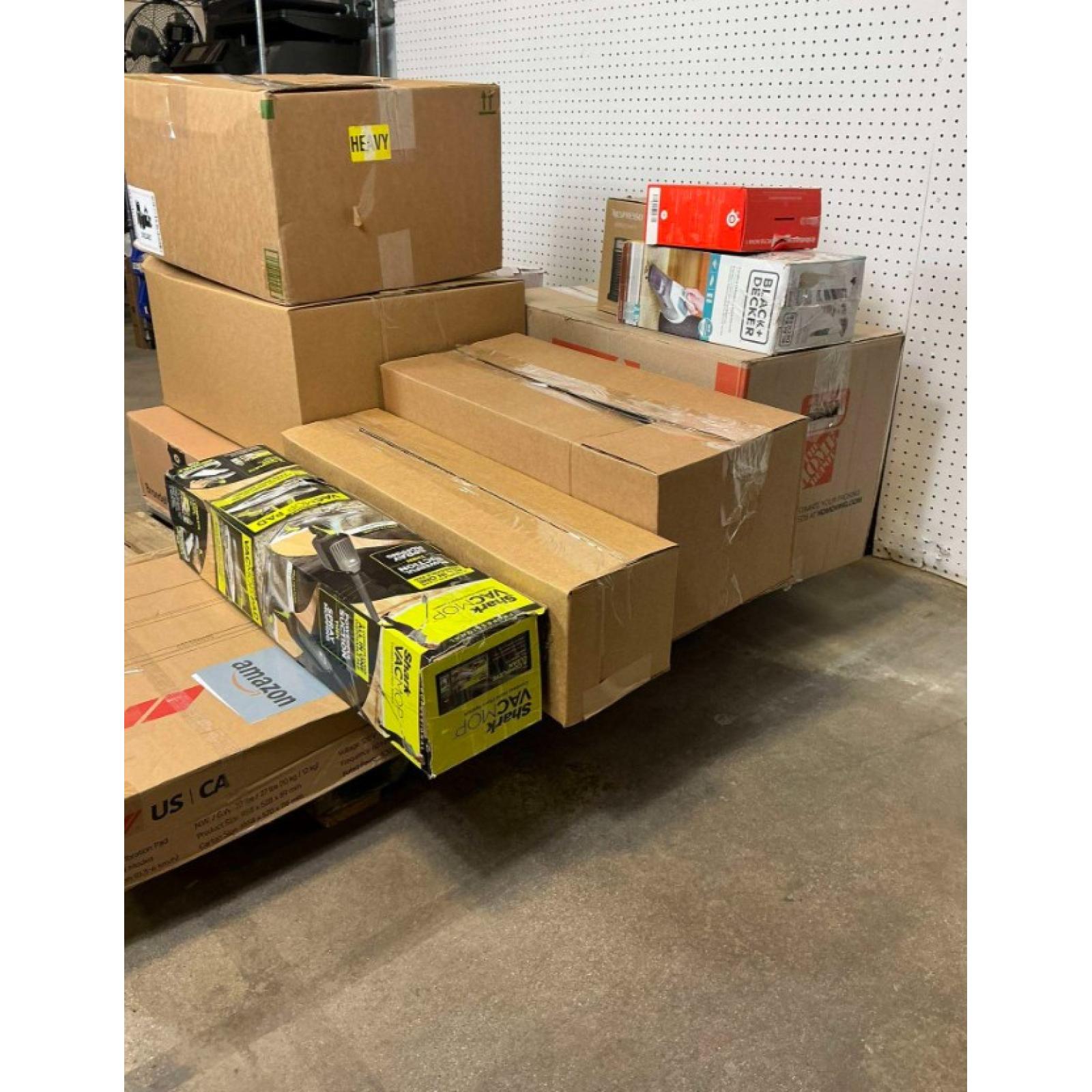 SALVAGE - Mixed Home & Appliance Returns Pallet – Shark, BISSELL, Hoover & More – 13 Units – $1,975.90 MSRP