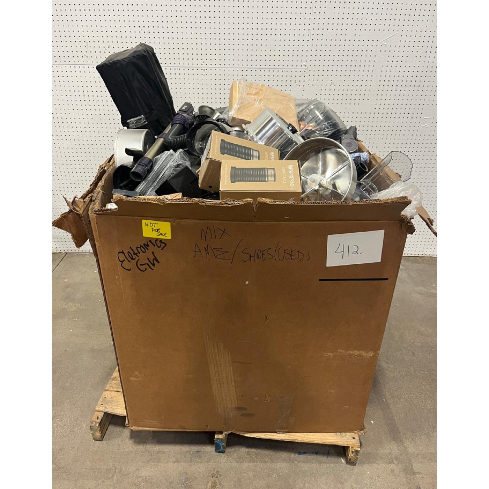 USED MISCELLANEOUS VACUUM & KITCHEN APPLIANCE PARTS & ACCESSORIES PALLET #8 – UNMANIFESTED