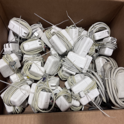 LOT OF 25 - USED Apple MagSafe Power Adapters / Chargers – MacBook Air & MacBook Pro – Mixed Models