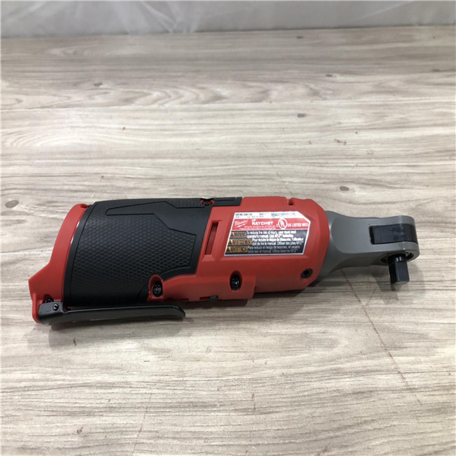 AS-IS Milwaukee FUEL 12-Volt Lithium-Ion Cordless High Speed 3/8 in. Ratchet (Tool-Only)