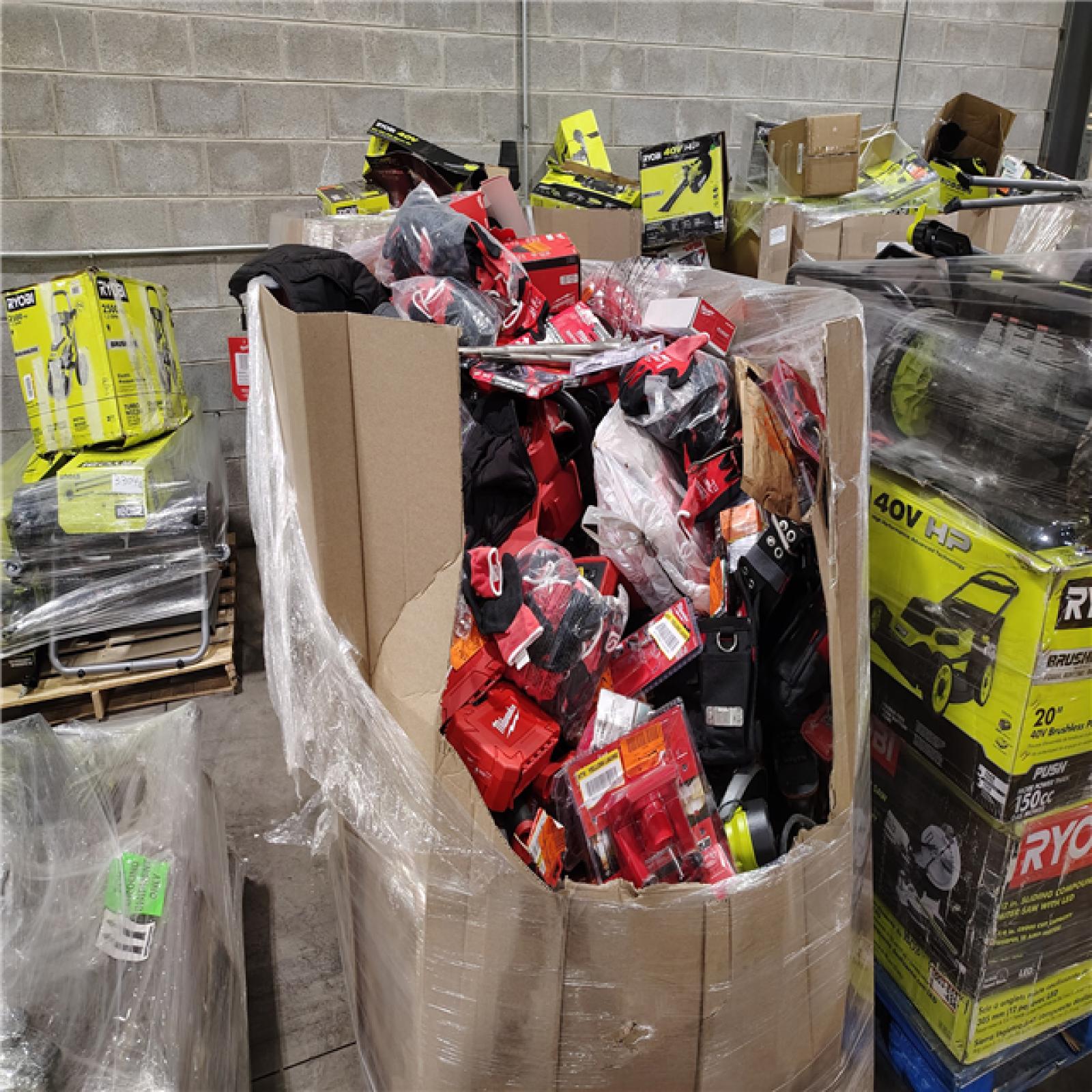 Pittston Location As-Is Power Tools Partial Truckload (16 Pallets) 3304-A