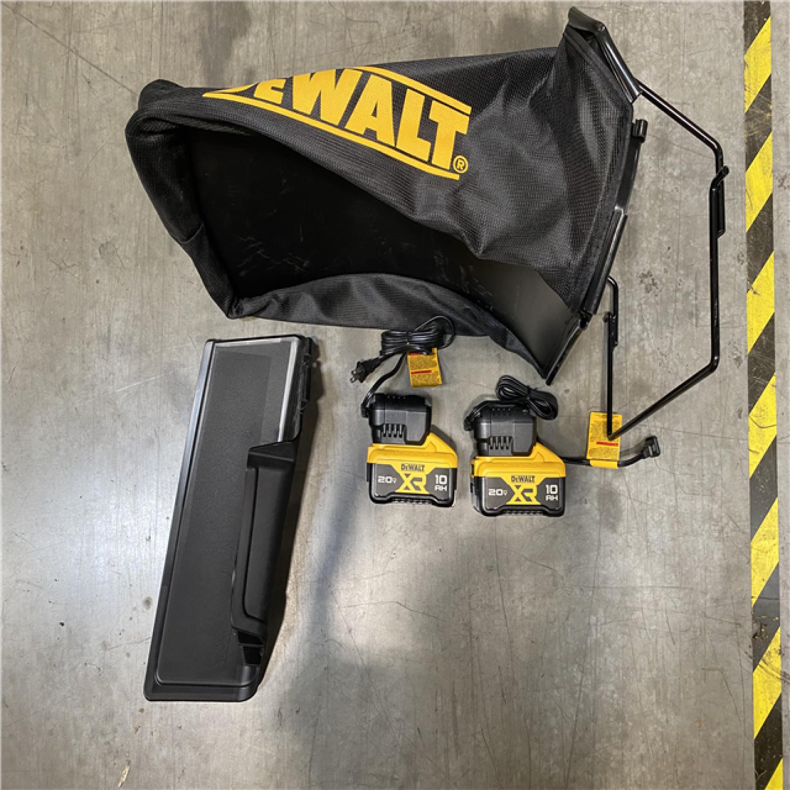 Dallas Location - As-Is DeWalt 2X20V MAX DCMWP234U2 21 in. 20 V Battery Lawn Mower Kit (Battery & Charger)