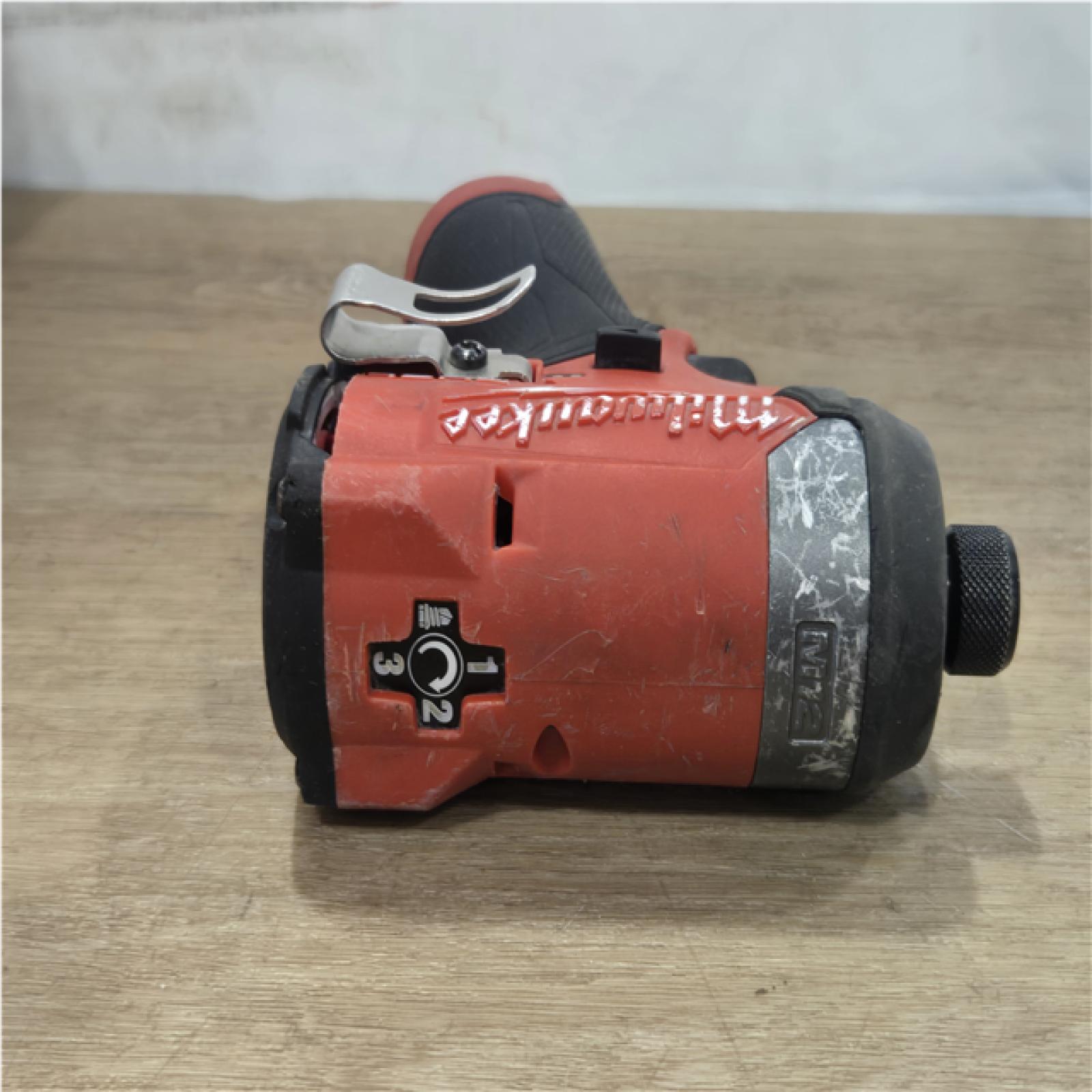 AS-IS Milwaukee FUEL 12V Lithium-Ion Brushless Cordless 1/4 in. Hex Impact Driver (Tool-Only)