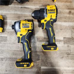 HOUSTON LOCATION - AS - IS DEWALT ATOMIC 20-Volt Lithium-Ion Cordless Brushless (4-Tool) Combo Kit