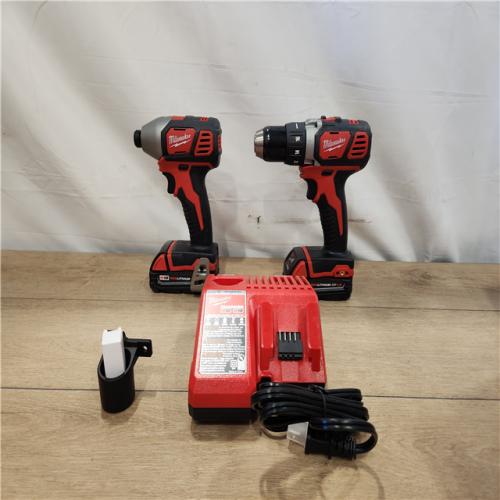 AS-IS- Milwaukee M18 18V Cordless Drill/Driver High Performance Combo Kit