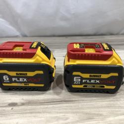 AS-IS DEWALT FLEXVOLT 20-Volt/60-Volt MAX Lithium-Ion 6.0Ah Battery Pack (2-Pack)