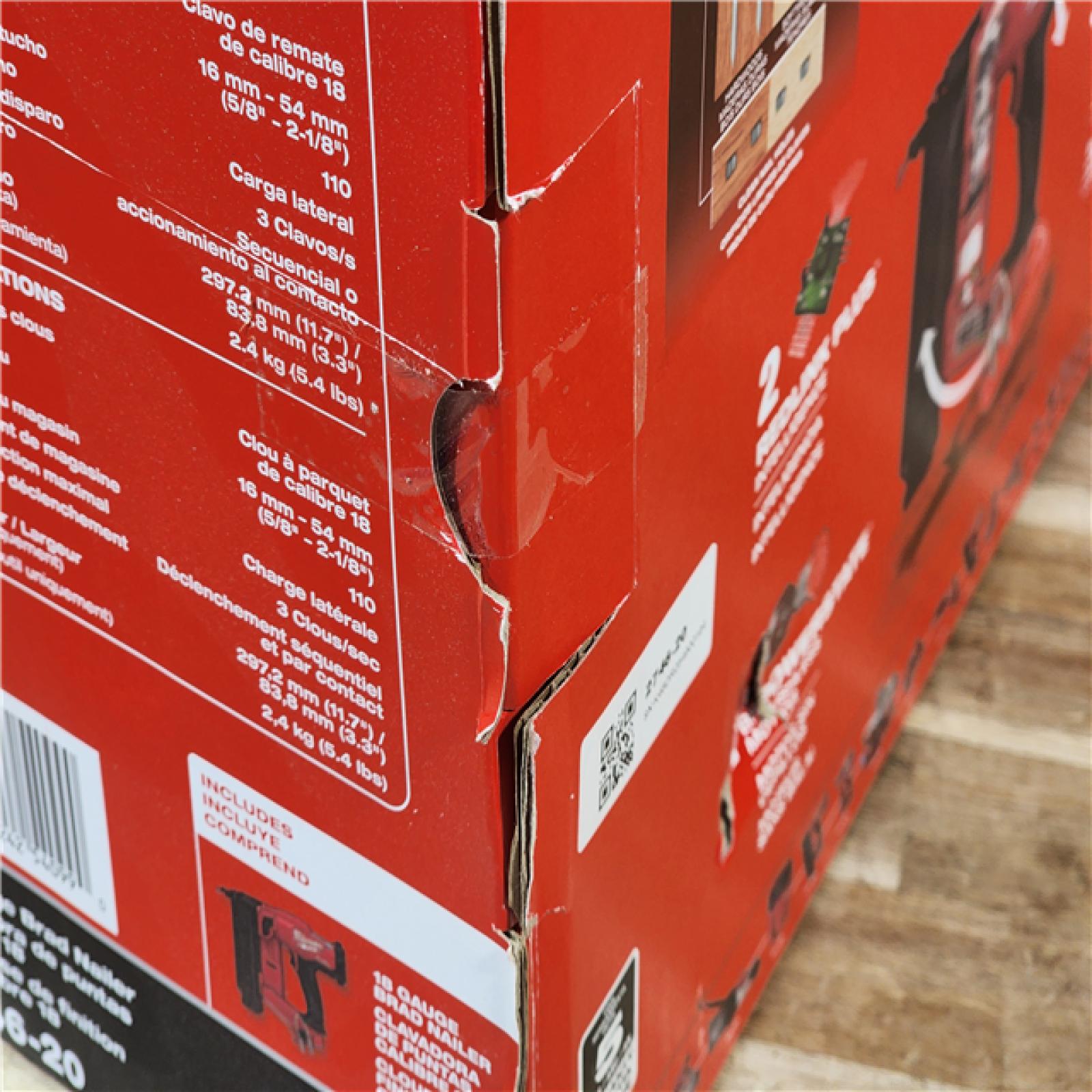 HOUSTON LOCATION - AS-IS (NEW) Milwaukee FUEL 18-Volt Lithium-Ion Brushless Cordless Gen II 18-Gauge Brad Nailer (Tool-Only)