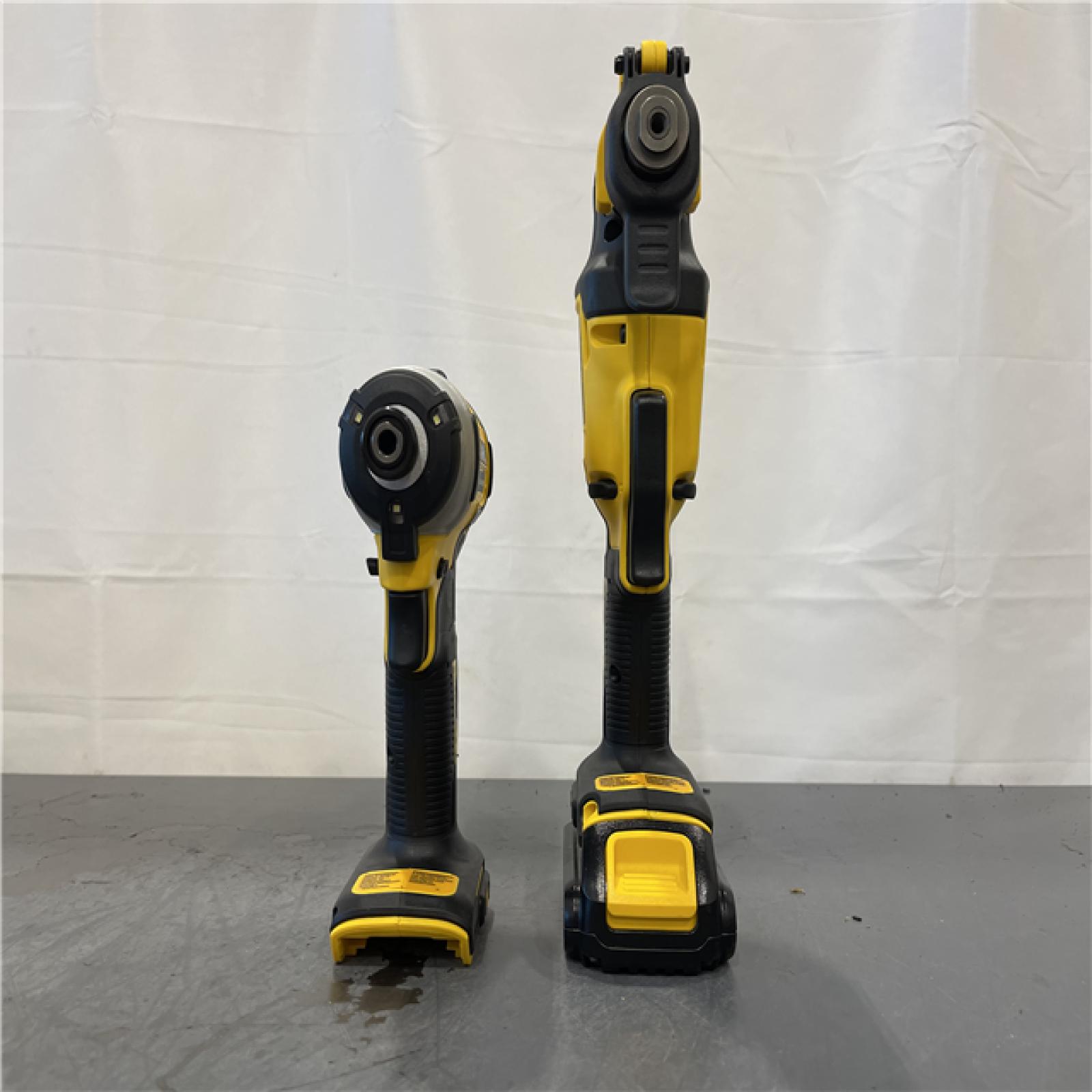 AS-IS - DeWalt ATOMIC 20V MAX Lithium-Ion Brushless Cordless Compact 1/4 in. Impact Driver and Oscillating Tool Kit