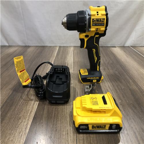 AS-IS DEWALT Atomic 20V Lithium-Ion Cordless Compact 1/2 in. Drill/Driver Kit