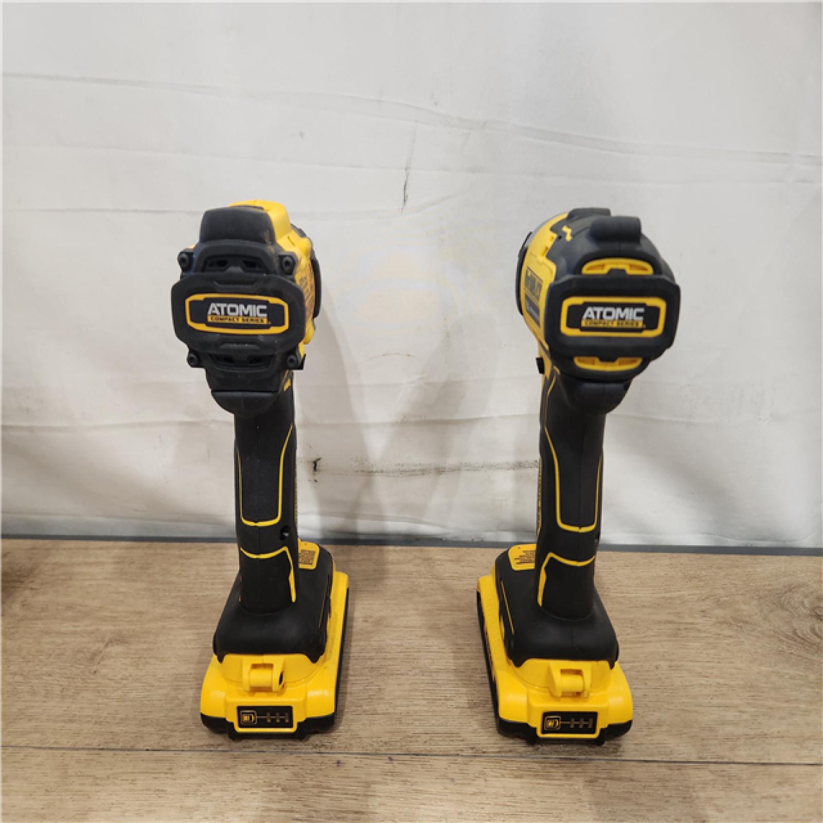 AS-IS- DEWALT ATOMIC 20-Volt MAX Lithium-Ion Cordless Combo (2-Tool) Kit