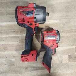 HOUSTON LOCATION - AS-IS Milwaukee 2 Tool Combo Kit W/ (2) Battery & Charger